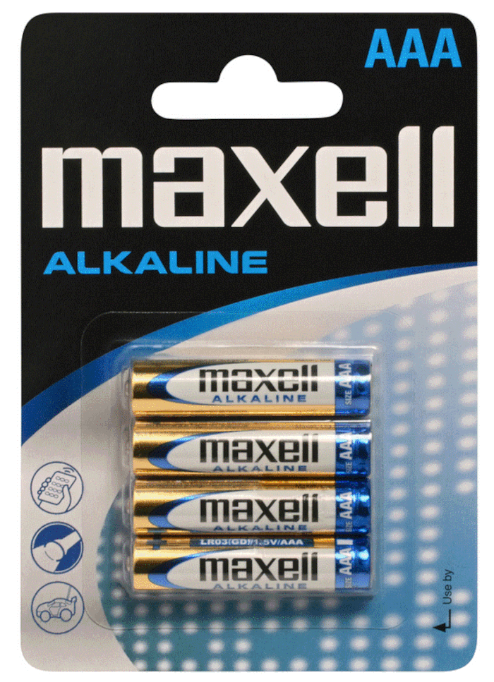 Baterija MAXELL LR-3/AAA,4kom, blister-1