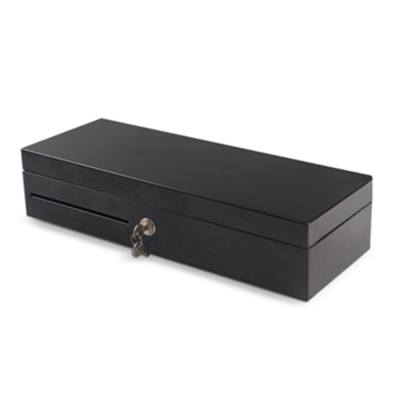 Ladica za novac MicroPOS (ugradbena, 24V, GS-170, FlipTop crna)-0