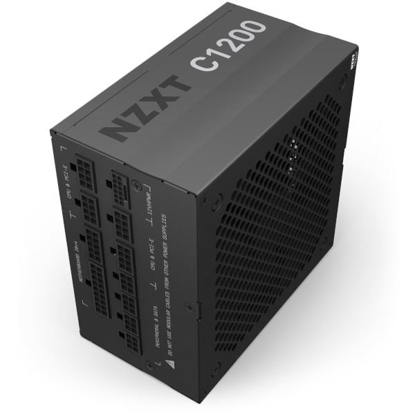 Napajanje NZXT C1200 80+ GOLD (snaga 1200W, materijal čelik, PCB i plastika, hlađenje 135mm ventilator, brzina vrtnje 0-2300 ± 10% RPM, izlazi 1x 24-pin ATX power, 2x 4+4-pin CPU power, 2x PCIe (6+2 pin), 1x 12VHPWR PCIe, 8x Sata, 4x Peripherals, frekvencija 50-60Hz, ulazni napon 100-240Vac, dimenzije 150 x 150 x 86mm)-0