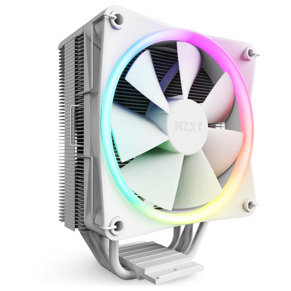 Zračni hladnjak za procesor NZXT T120 RGB White (120mm, 4 toplovodne cijevi, AM5/AM4, LGA1700)