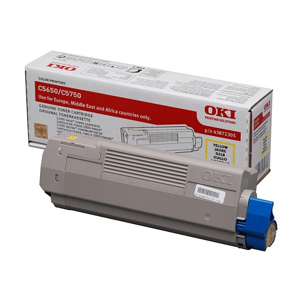 Oki toner C5650/C5750 žuti, 2000 str.-0