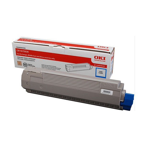 Toner OKI za C810/C830 plavi, 8k-0
