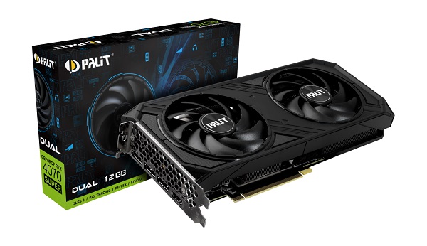 Palit RTX4070Super Dual, 12GB GDDR6X-0