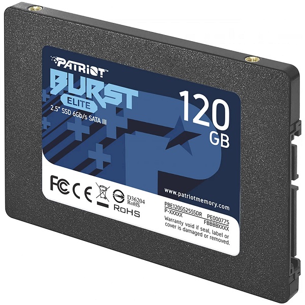 SSD disk Patriot Burst Elite R450/W320, 120GB, 7mm,2.5"-1