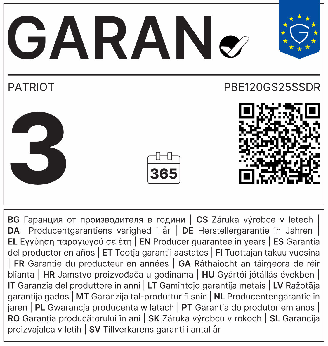 SSD disk Patriot Burst Elite R450/W320, 120GB, 7mm,2.5"-7