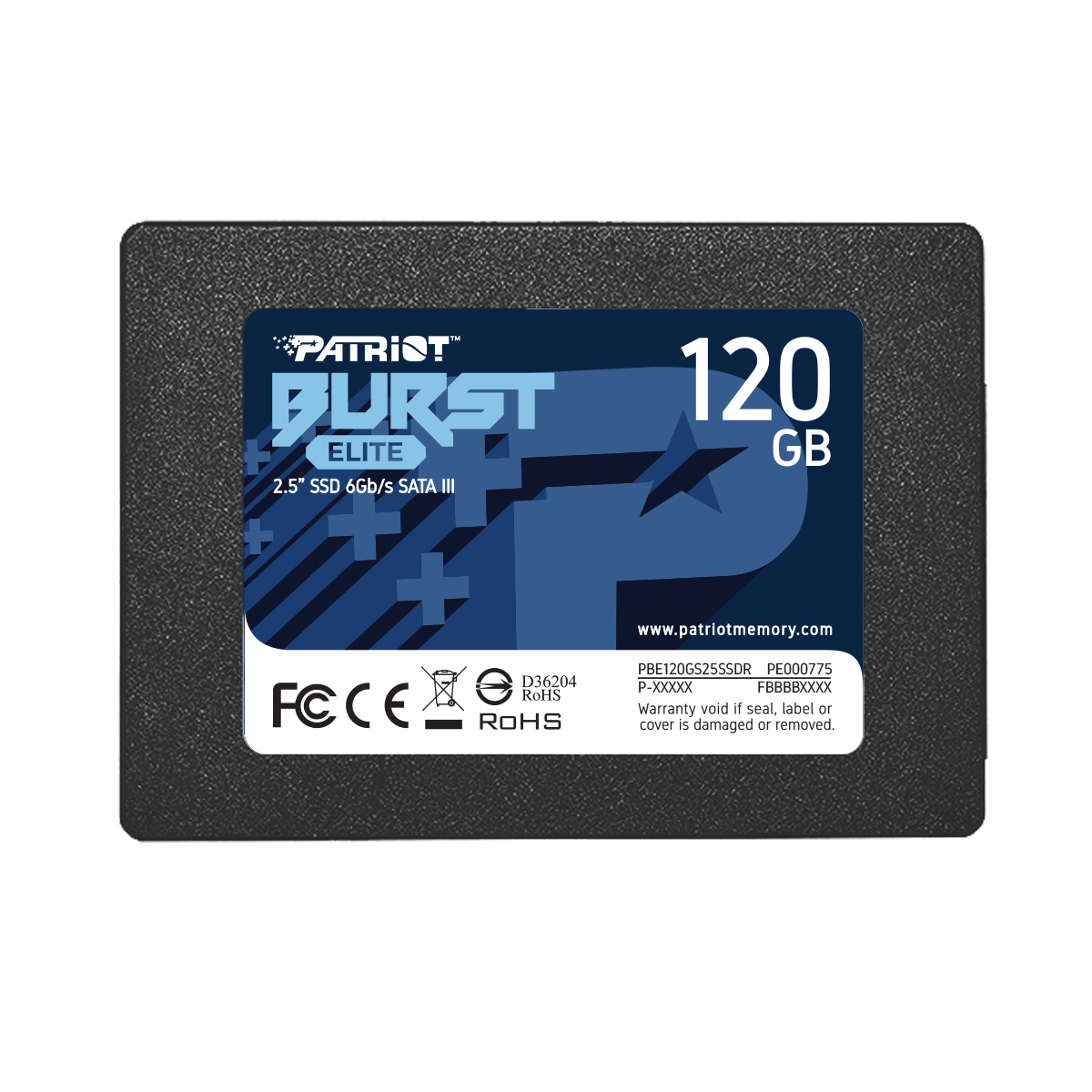 SSD disk Patriot Burst Elite R450/W320, 120GB, 7mm,2.5"-0