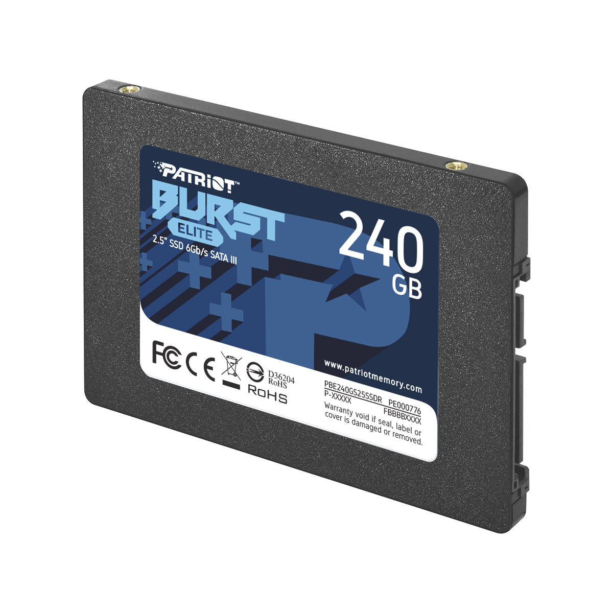 SSD disk Patriot Burst Elite R450/W320, 240GB, 7mm,2.5"-3