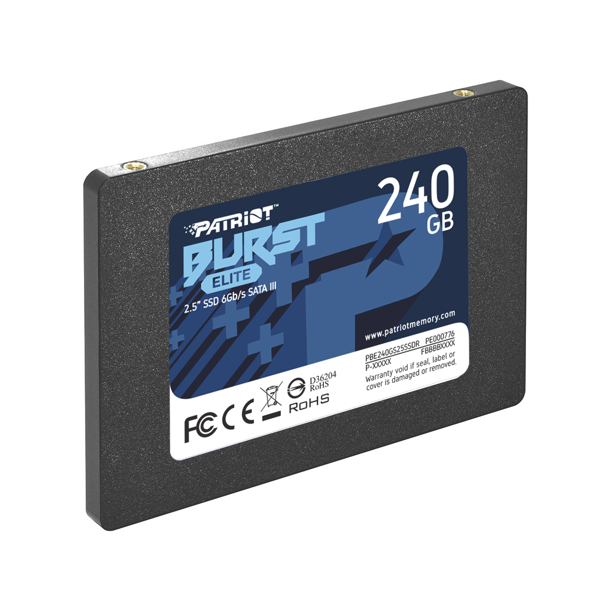 SSD disk Patriot Burst Elite R450/W320, 240GB, 7mm,2.5"-2