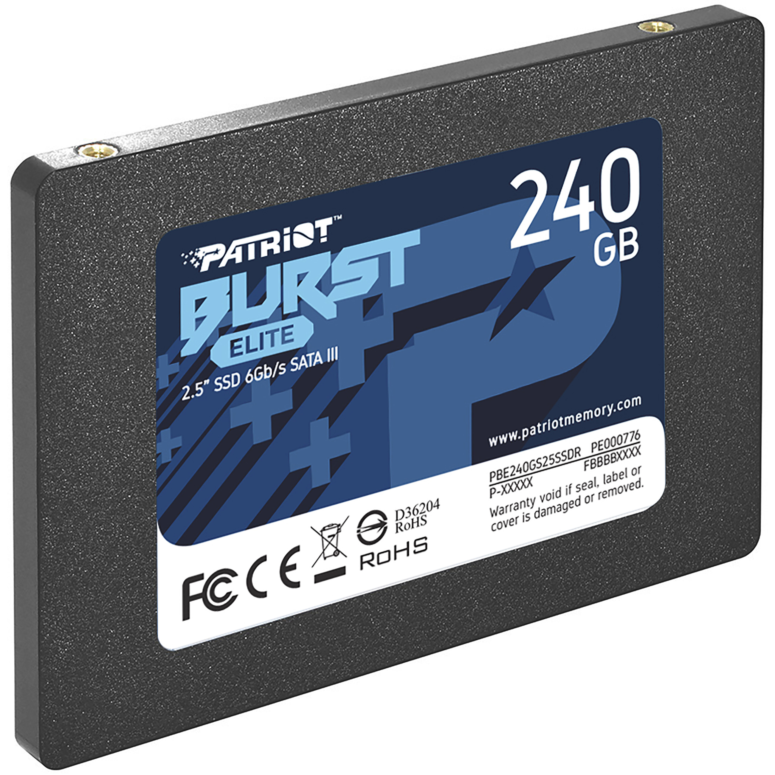 SSD disk Patriot Burst Elite R450/W320, 240GB, 7mm,2.5"-8
