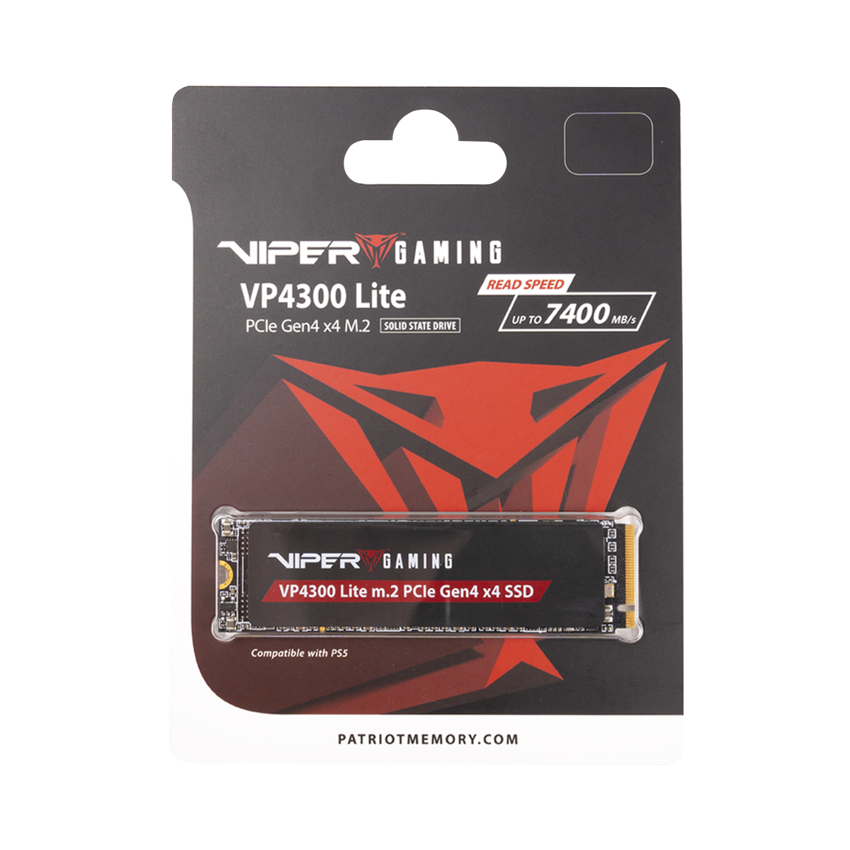 Patriot VP4300 LITE, R7400/W6400, 1TB, M.2 NVMe-5