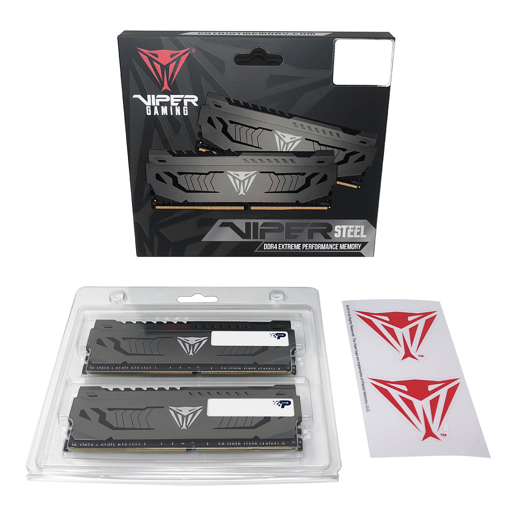 Patriot Viper Steel, 3200Mhz, 16GB (2x8GB), CL16-6