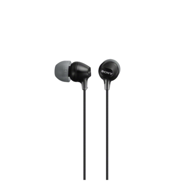 Žične slušalice SONY MDR-EX15AP (In-ear, mikrofon, 9 mm, 1.2 m kabel, crna boja)-1