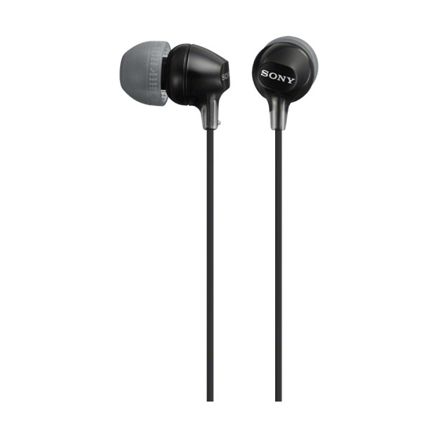 Žične slušalice SONY MDR-EX15AP (In-ear, mikrofon, 9 mm, 1.2 m kabel, crna boja)-0