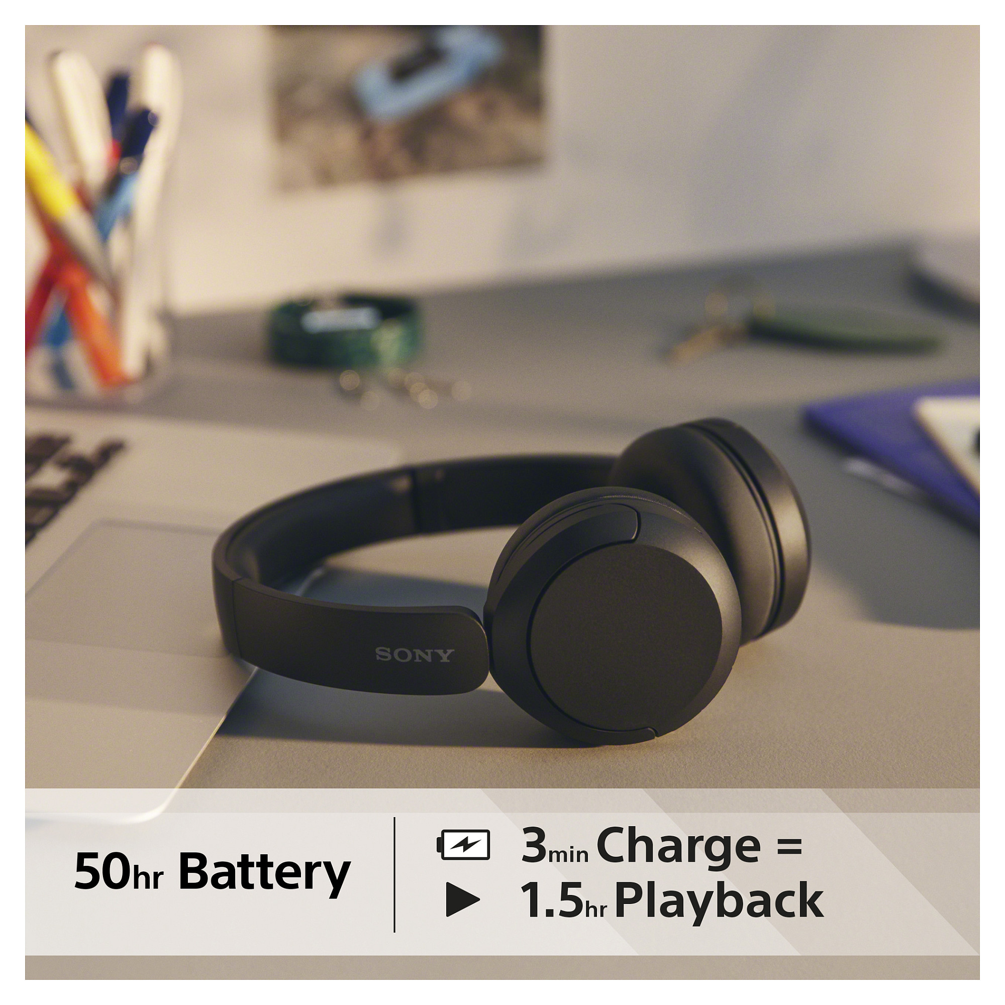 Slušalice SONY WH-CH520 On-Ear crne (bežične, Bluetooth)-8