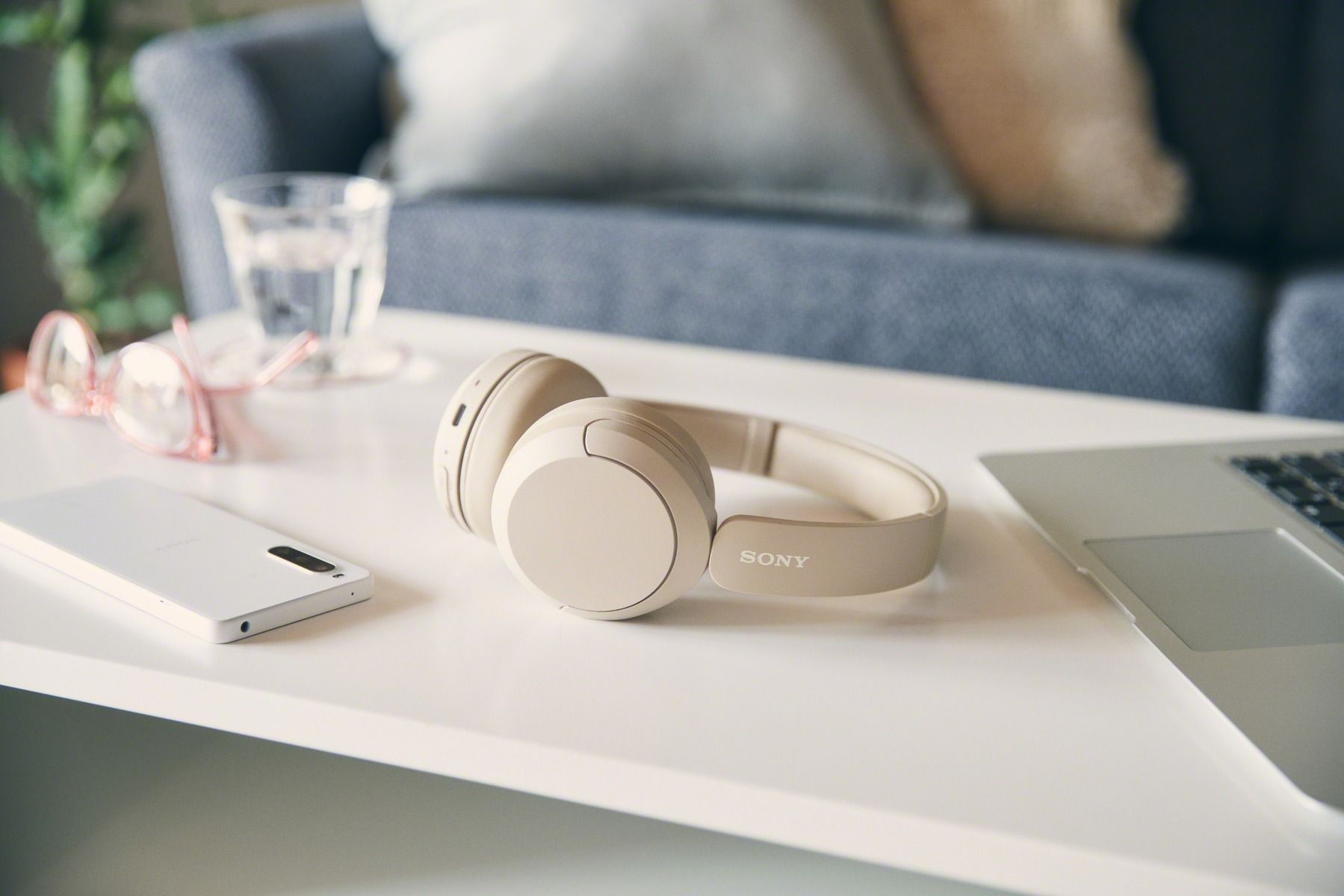 Slušalice SONY WH-CH520 On-Ear bež (bežične, Bluetooth)-3