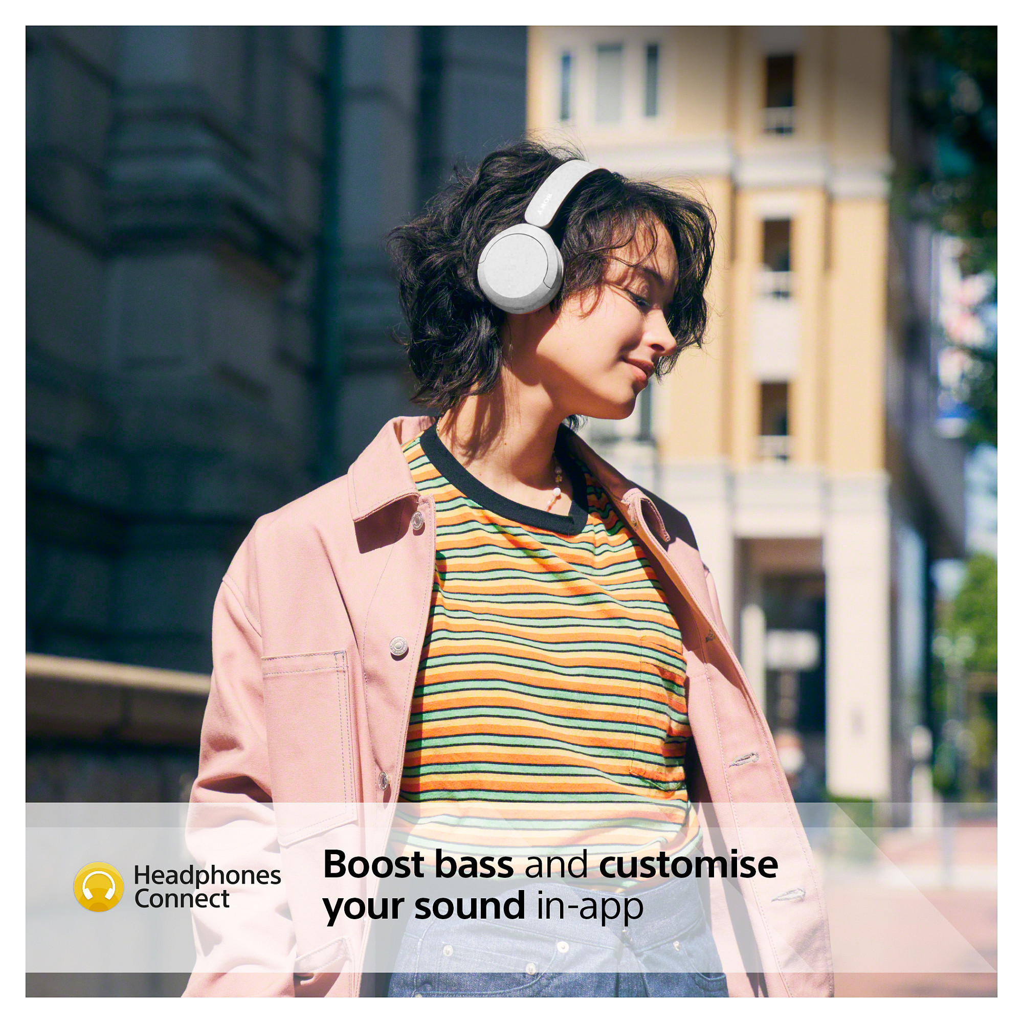 Slušalice SONY WH-CH520 On-Ear bijele (bežične, Bluetooth)-10
