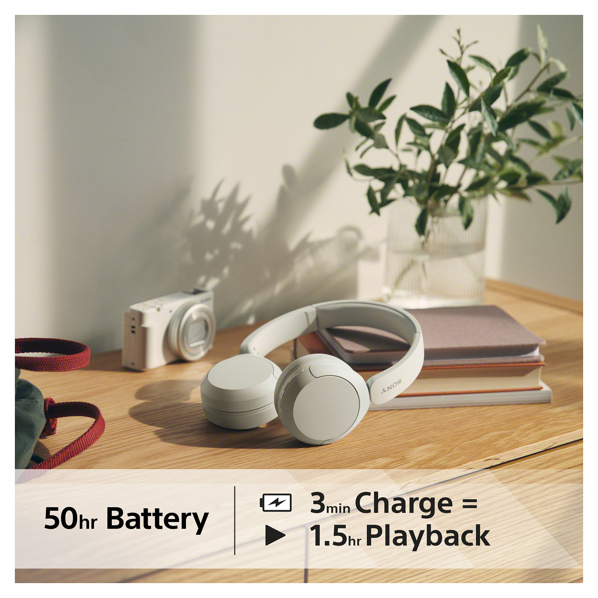 Slušalice SONY WH-CH520 On-Ear bijele (bežične, Bluetooth)-15