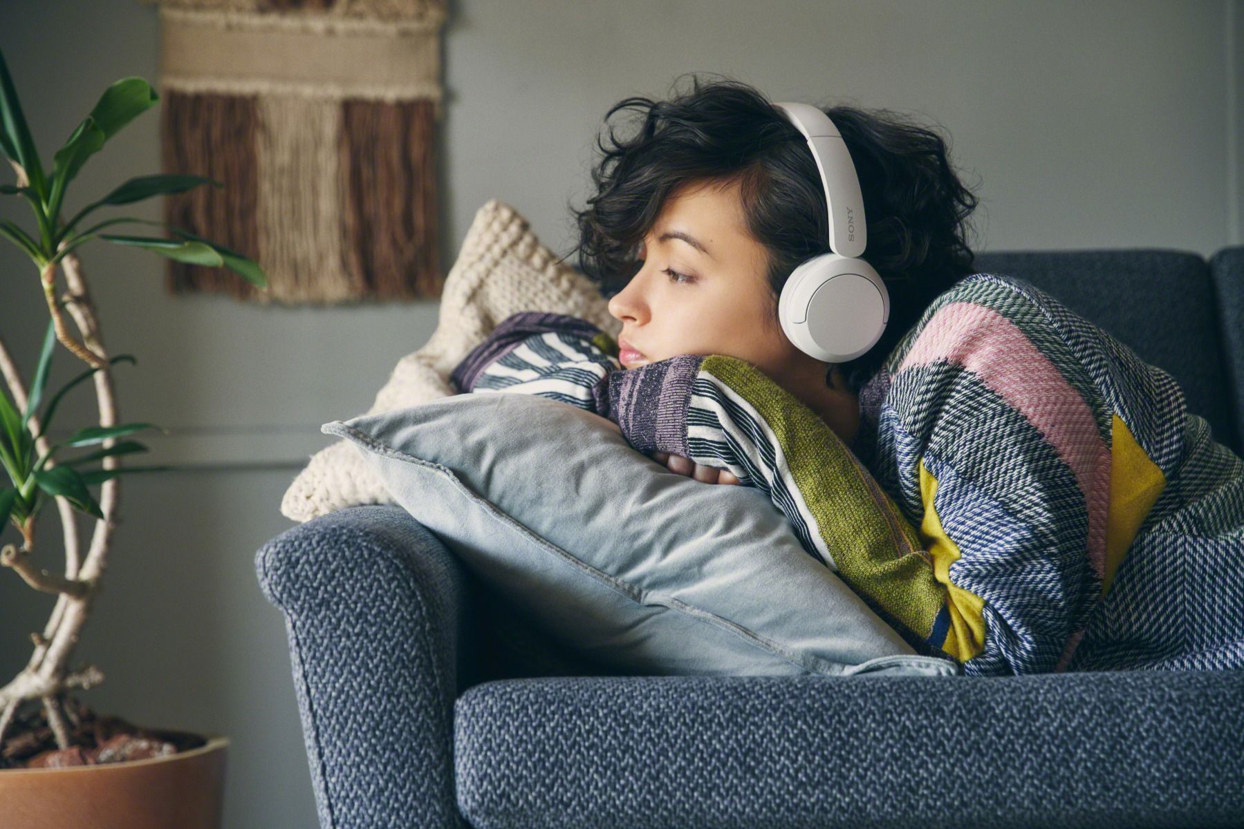 Slušalice SONY WH-CH520 On-Ear bijele (bežične, Bluetooth)-4