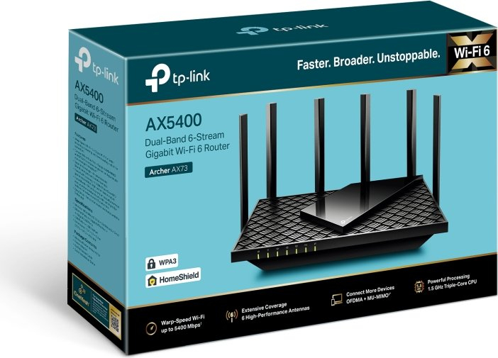 Router TP-LINK Archer AX73 AX5400 Dual Band Gigabit router Wi-Fi 6-3