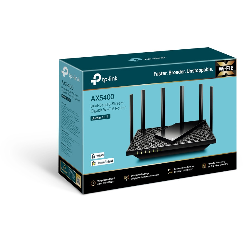 Router TP-LINK Archer AX73 AX5400 Dual Band Gigabit router Wi-Fi 6-11