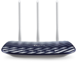 TP-Link AC750 Archer C20 bežični usmjerivač (Dual-Band Router) 300Mbps/433Mbps (2.4GHz/5GHz), 802.11a/b/g/n/ac, 1×WAN, 4×LAN, WPS, 3×fiksna antena