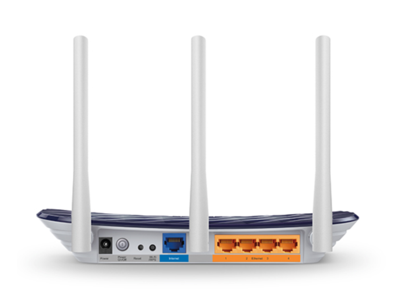 TP-Link AC750 Archer C20 bežični usmjerivač (Dual-Band Router) 300Mbps/433Mbps (2.4GHz/5GHz), 802.11a/b/g/n/ac, 1×WAN, 4×LAN, WPS, 3×fiksna antena-4
