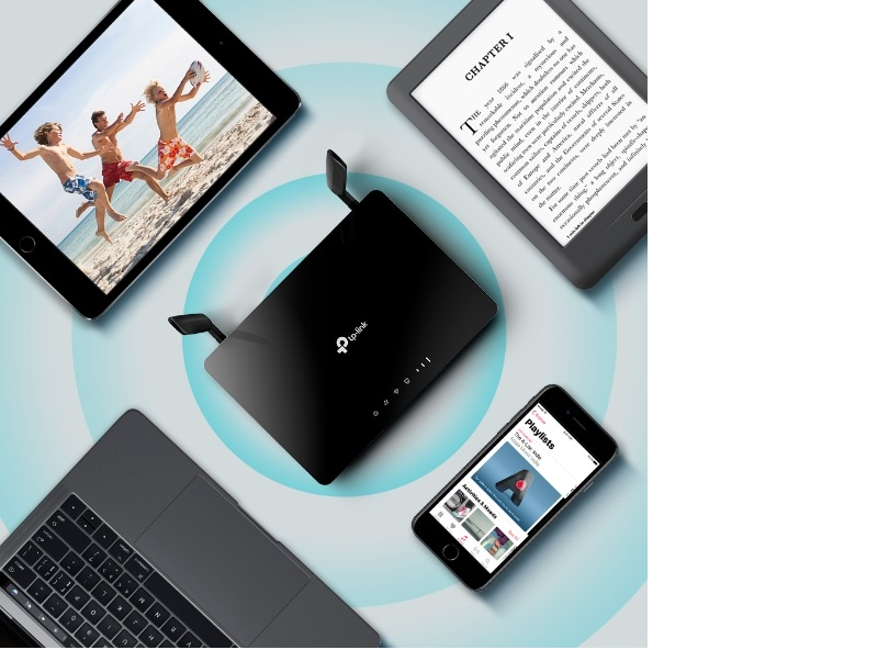 TP-Link AC1200 Archer MR400 bežični usmjerivač, Dual-Band 4G LTE, 300Mbps/867Mbps (2.4GHz/5GHz), 802.11a/b/g/n/ac, 1×WAN, 3×LAN, utor za SIM karticu, 2×odvojive antene-8