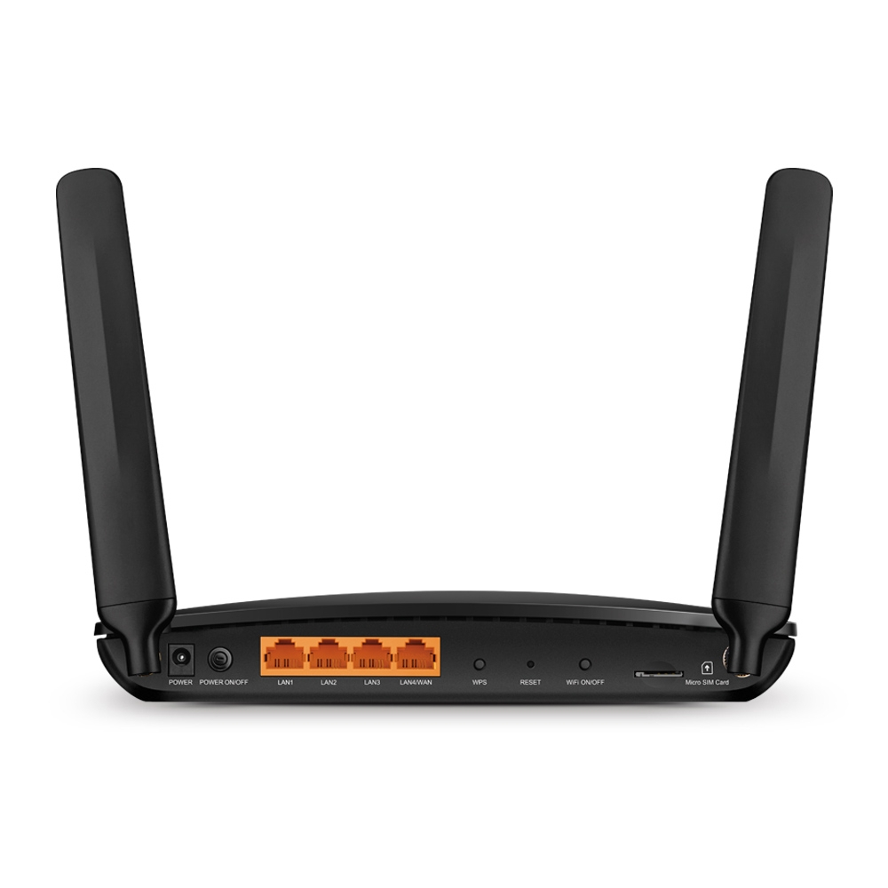TP-Link AC1200 Archer MR600 bežični usmjerivač, Dual-Band 4G+Cat6, 300Mbps/867Mbps (2.4GHz/5GHz), 802.11a/b/g/n/ac, 1×GWAN, 3×GLAN, microSIM, 2×odvojive antene-10