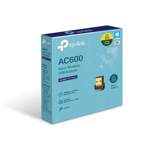 TP-Link Archer T2U Nano, AC600 WLAN USB adapter-1