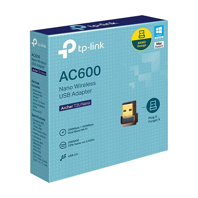 TP-Link Archer T2U Nano, AC600 WLAN USB adapter-9