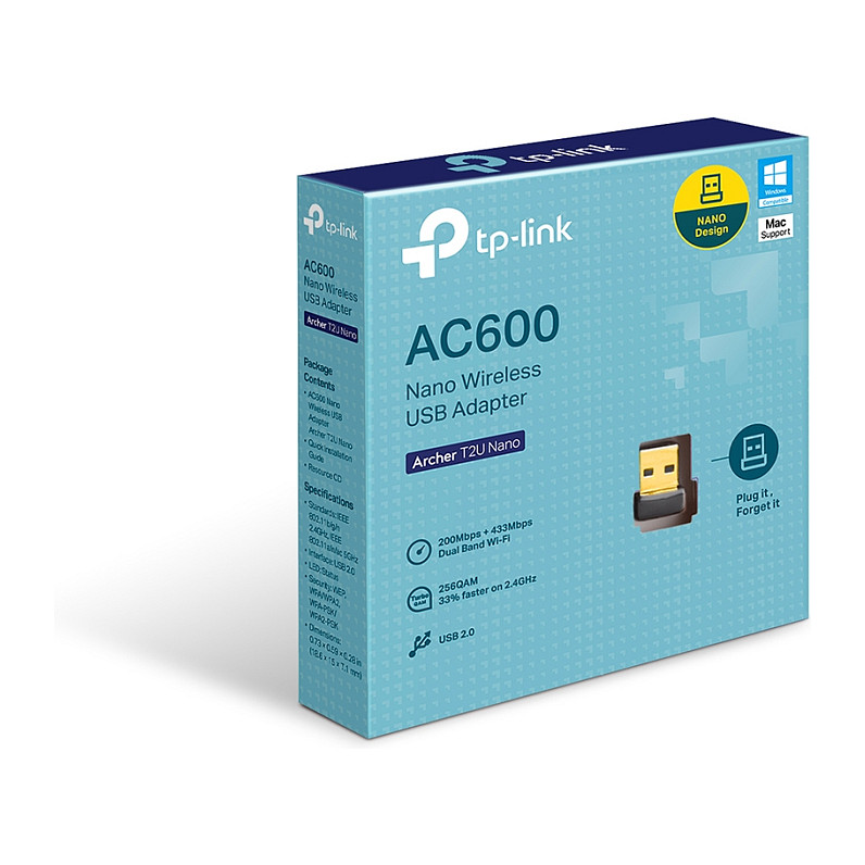 TP-Link Archer T2U Nano, AC600 WLAN USB adapter-12