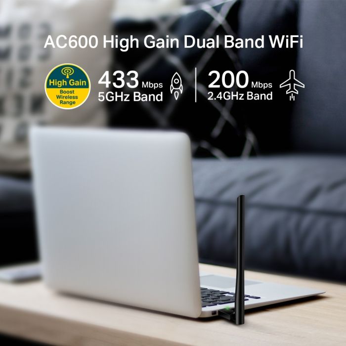 TP-Link Archer T2U Plus, AC600 WLAN USB adapter-8