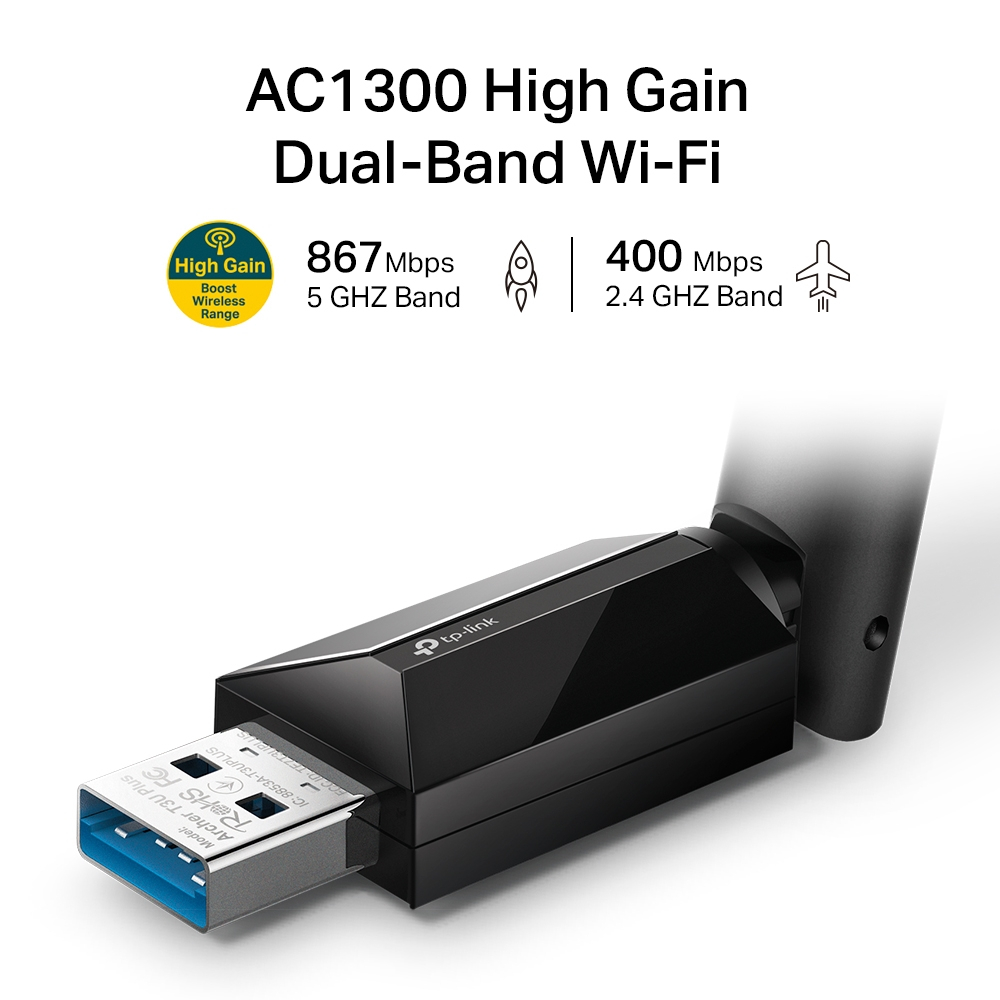 TP-Link Archer T3U Plus, AC1300 WLAN USB adapter-1