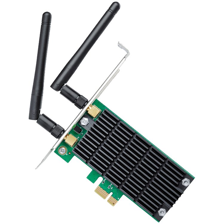 Bežični adapter TP-LINK AC1200 Archer T4E Dual-Band PCI-E 300Mbps/867Mbps (2.4GHz/5GHz), 802.11a/b/g/n/ac, 2×odvojive antene-1