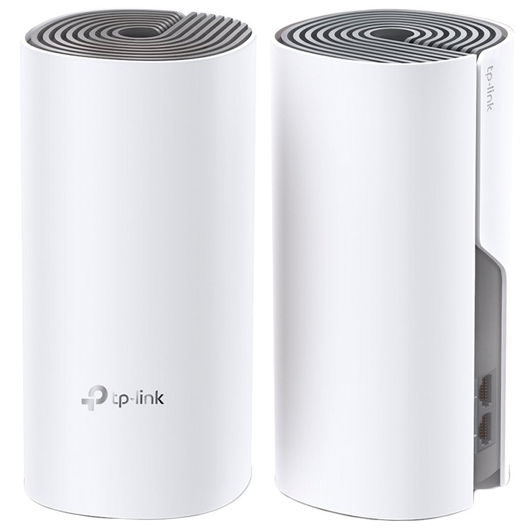 TP-Link AC1200 Deco M4 (2 pack) Mesh Wi-Fi, Dual-Band 300Mbps/867Mbps (2.4GHz/5GHz), 2×GLAN, 2×interna antena, Deco App-2