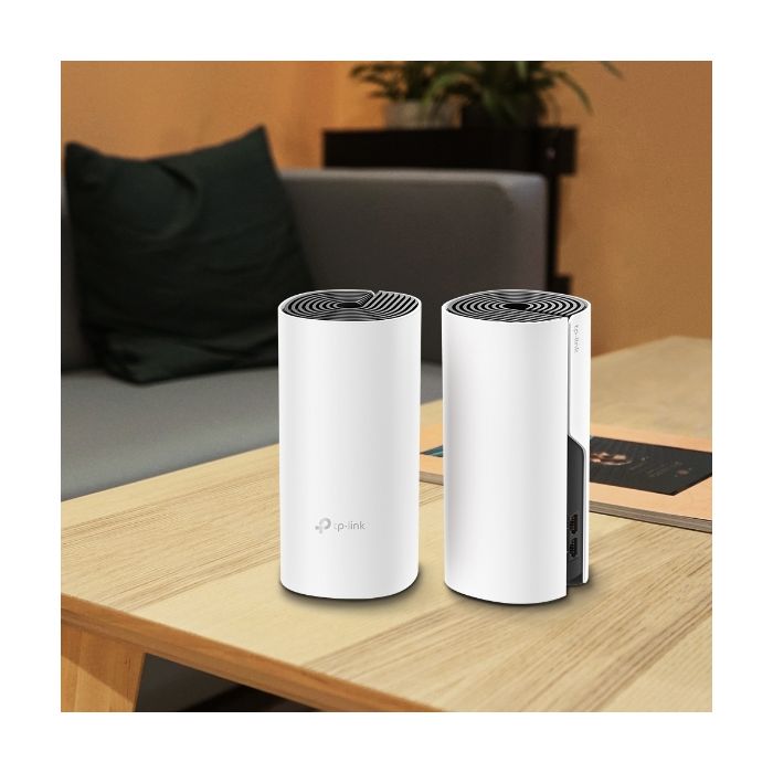TP-Link AC1200 Deco M4 (2 pack) Mesh Wi-Fi, Dual-Band 300Mbps/867Mbps (2.4GHz/5GHz), 2×GLAN, 2×interna antena, Deco App-6