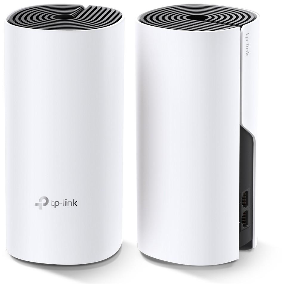 TP-Link AC1200 Deco M4 (2 pack) Mesh Wi-Fi, Dual-Band 300Mbps/867Mbps (2.4GHz/5GHz), 2×GLAN, 2×interna antena, Deco App-11