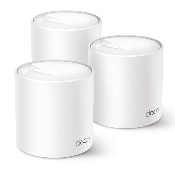TP-Link AX3000 Deco X50 (2-pack), Dual-Band Mesh Wi-Fi 6, 574Mbps/2402Mbps (2.4GHz/5GHz), 802.11ax/ac/n/a/b/g, 3×G-LAN, Deco App-0