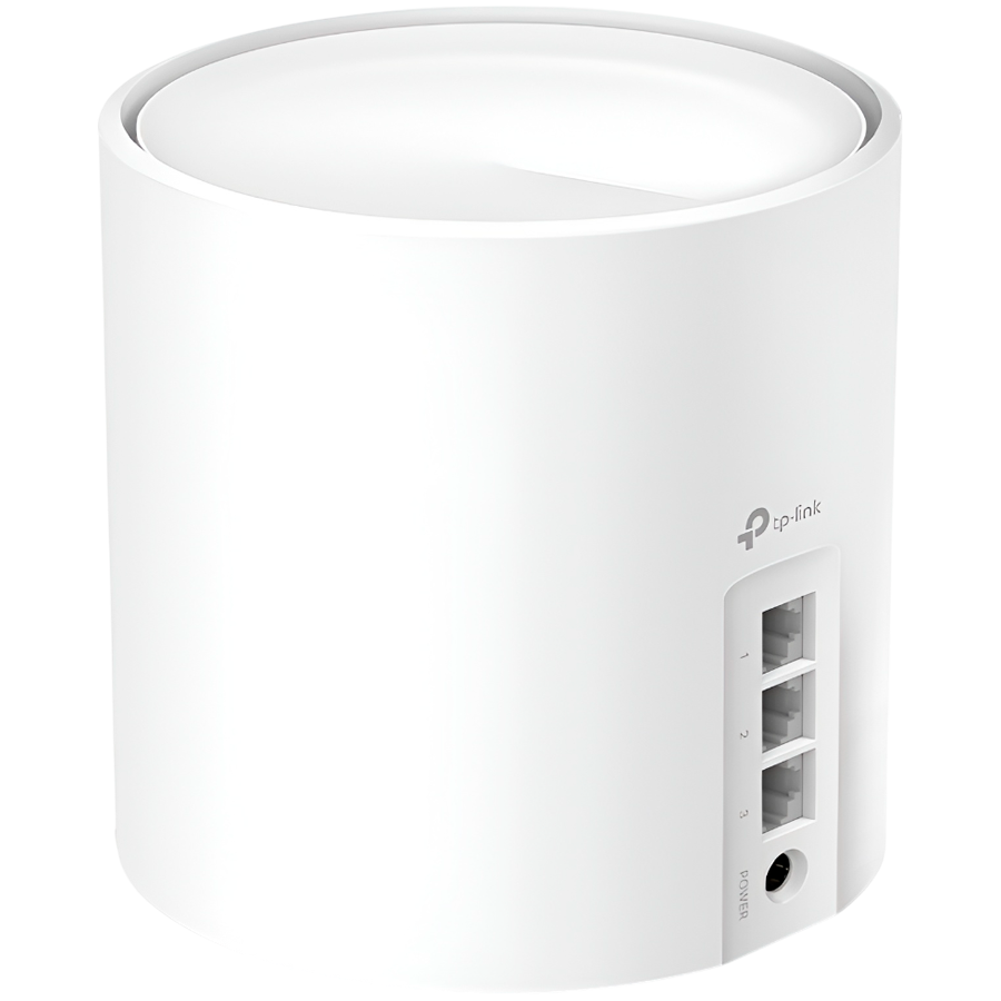 TP-Link AX3000 Deco X50 (2-pack), Dual-Band Mesh Wi-Fi 6, 574Mbps/2402Mbps (2.4GHz/5GHz), 802.11ax/ac/n/a/b/g, 3×G-LAN, Deco App-7