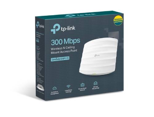 TP-Link bežična pristupna točka zidna/stropna (AP) 300Mbps (2.4GHz), 802.11b/g/n, 1×LAN, podrška za PoE, 2×interna antena-0