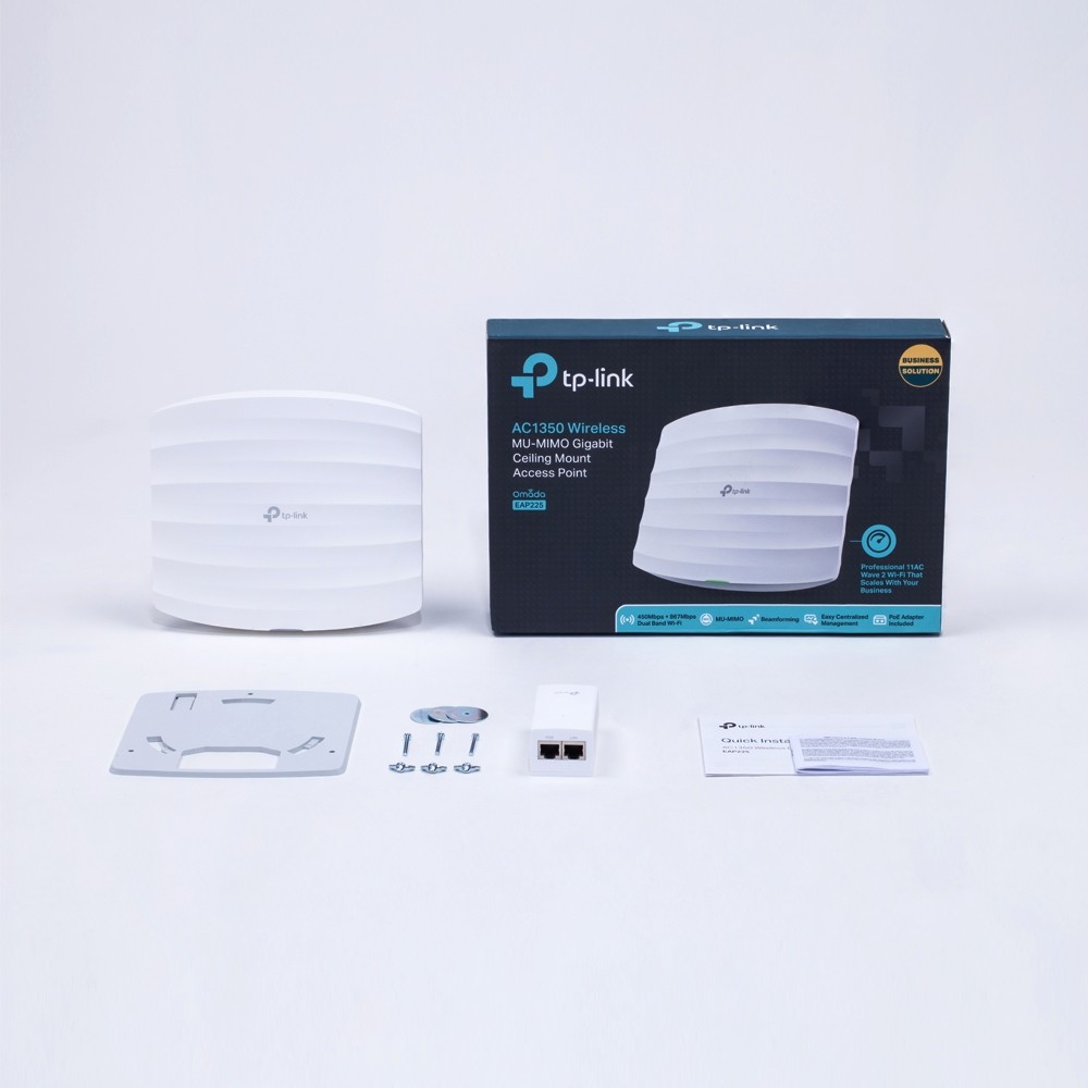 TP-Link AC1350 bežična pristupna točka zidna/stropna (AP) 450Mbps/867Mbps (2.4GHz/5GHz), 802.11a/b/g/n/ac, 1×G-LAN, podrška za PoE, 4×interna antena-13