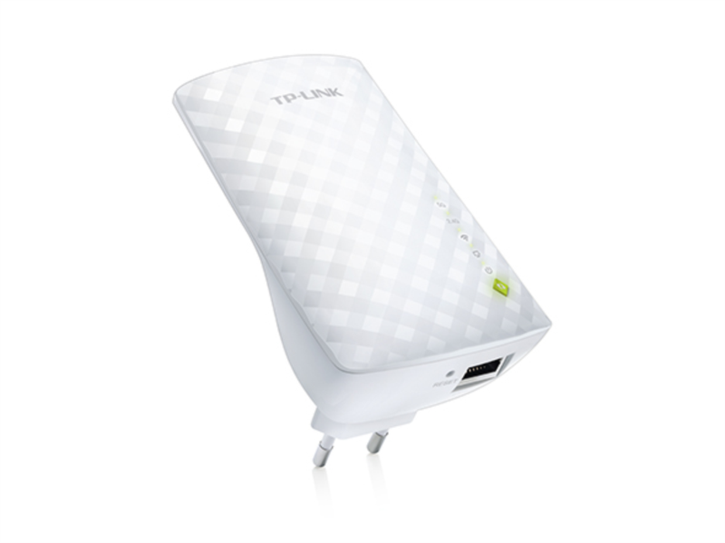 TP-Link AC750 bežični pojačivač dometa (Range Extender), Dual Band 433Mbps(5GHz)/300Mbps(2.4GHz), 802.11ac/a/b/g/n, 1×LAN, Range extender mod, 3× interna antena-6