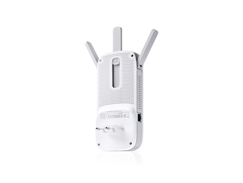 TP-Link AC1750 bežični pojačivač dometa (Range Extender), Dual Band 450Mbps/1300Mbps (2.4GHz/5GHz), 802.11ac/a/b/g/n, 1×G-LAN, Range extender mod, 3×fiksna antena-6