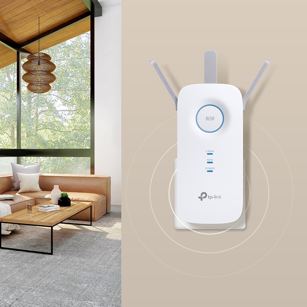 TP-Link AC1900 bežični pojačivač dometa (Range Extender), Dual Band 1300Mbps(5GHz)/600Mbps(2.4GHz), 802.11ac/a/b/g/n, 1×G-LAN, 3×fiksna vanjska antena-5
