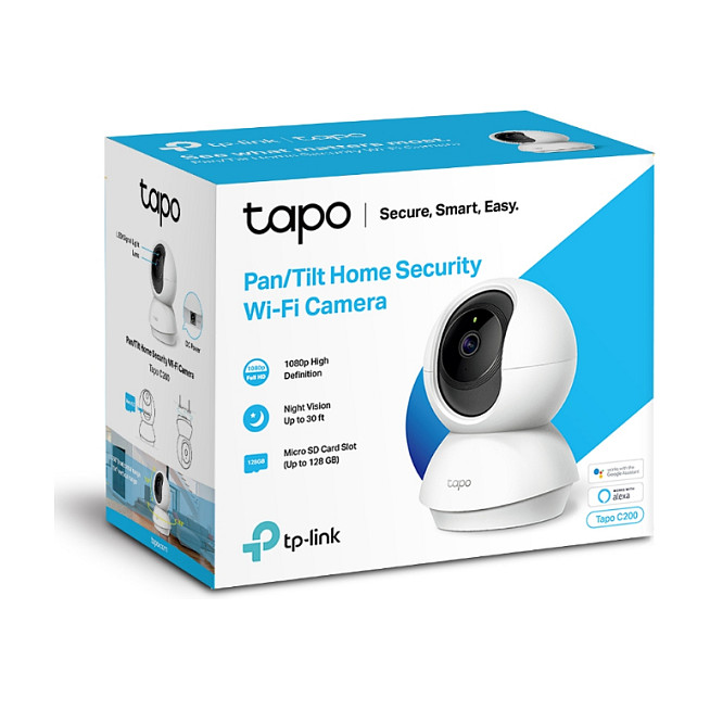 Nadzorna kamera TP-LINK Tapo C200 (2MP, IR, PT, WiFi, unutarnja)-12