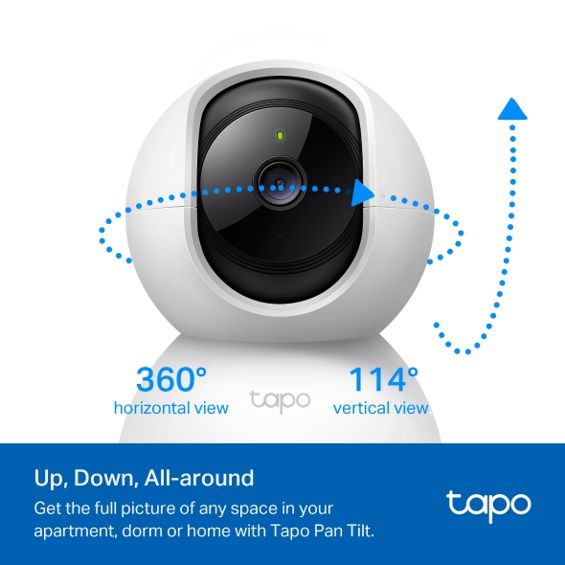 Nadzorna kamera TP-LINK Tapo C200 (2MP, IR, PT, WiFi, unutarnja)-28