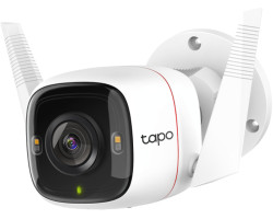 TP-Link bežična vanjska kamera 2K QHD (2560×1440), H.264 video, 4MP, RJ45, microSD do 256GB, Pan/Tilt, Day/Night, dvosmjerni audio, detekcija pokreta, vodootporna IP66, Android/iOS podrška
