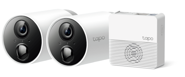 Sigurnosna kamera TP-LINK Tapo C400S2 V1 Smart Wire-Free/ sustav s 2 kamere/ senzor slike 1/3, 1080p Full HD (1920 × 1080 px) objektiv F/NO: 2,0±5%; Žarišna duljina: 3,15 mm±5%/ noćni vid-0