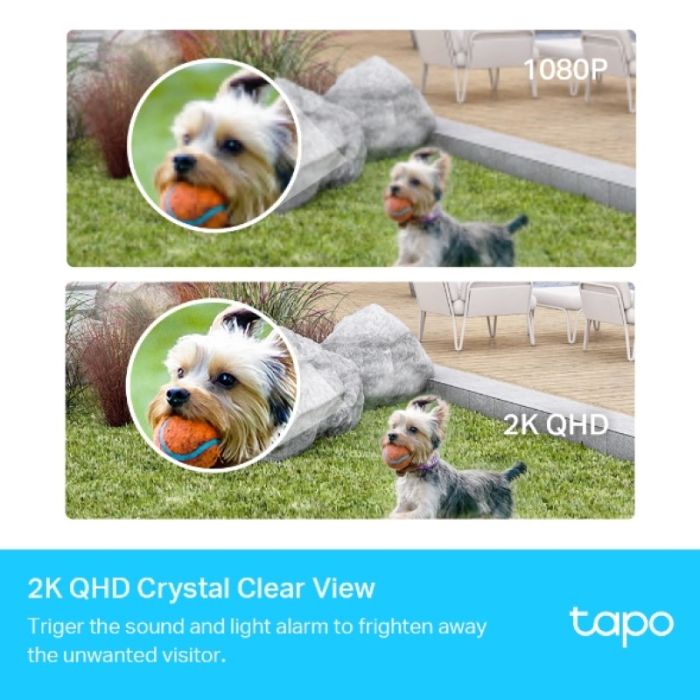 Nadzorne kamere TP-LINK Tapo C420S2 (bežične vanjske, 2K QHD 2560×1440, noćni vid u boji, IP65, microSD do 256GB, RJ45, 5200mAh baterija, Android/iOS podrška)-1