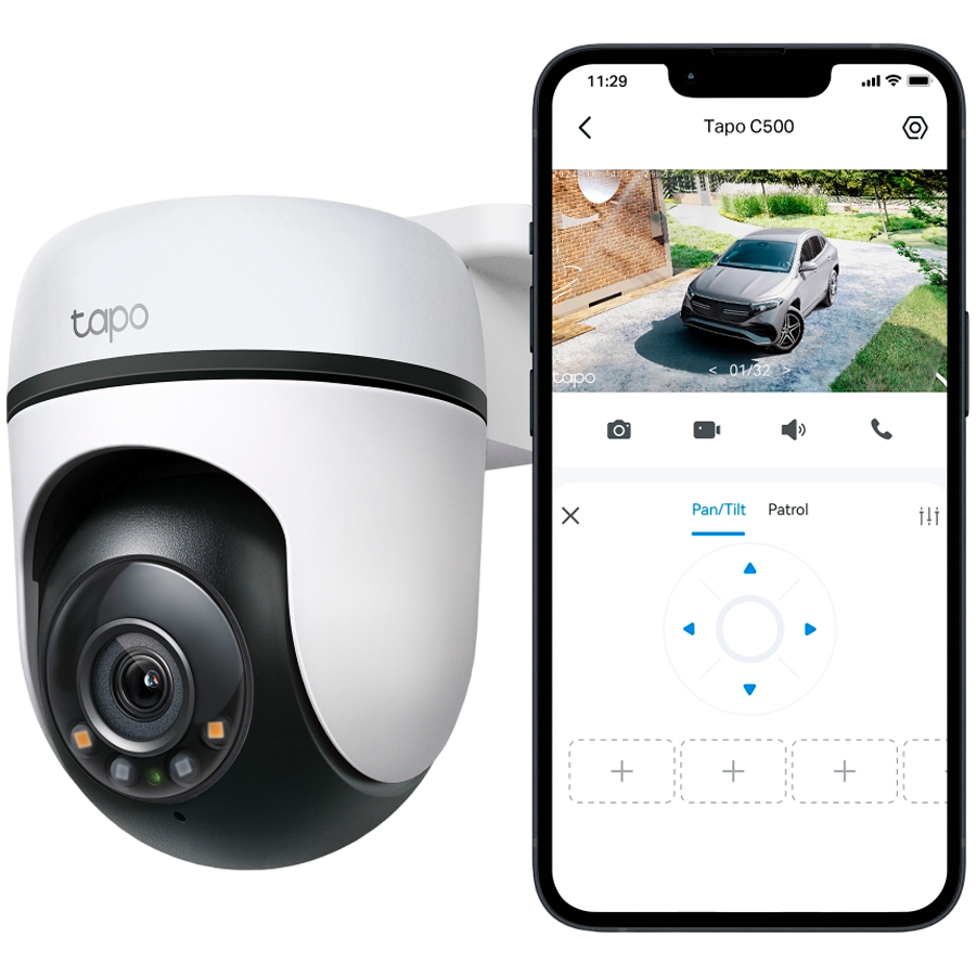 Nadzorna kamera TP-LINK Tapo C500 (IP Dome, 2MP, IR, PT, WiFi, vanjska/unutarnja)-12